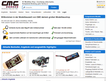 Tablet Screenshot of cmc-versand.de